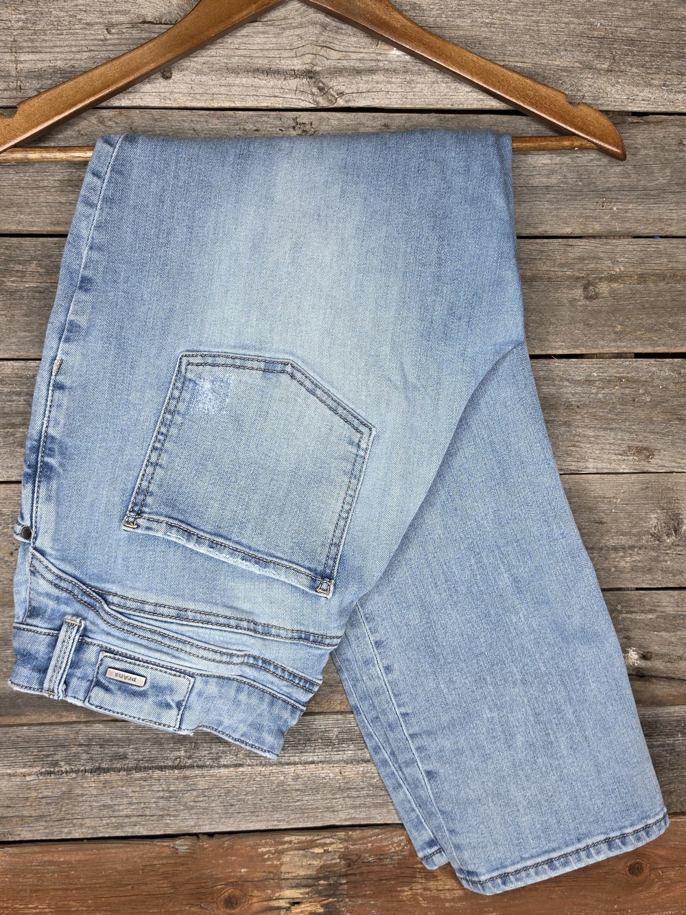 Light Wash Prana Stretch Straight Jeans